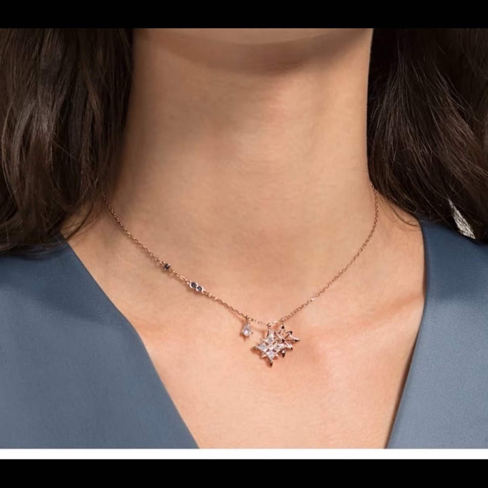 Swarovski 
Symbolica pendant
Star, White, Rose gold-tone plated